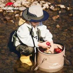 Składane wiaderko NATUREHIKE – lekkie, składane, wielofunkcyjne